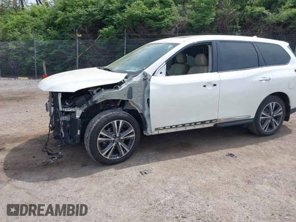 2020 Nissan Pathfinder Platinum with VIN 5N1DR2DM0LC649246, listed as a IAAI auction lot 42132744 with 46,063 mi miles and . Bid and sale history available at DreamBid. Image 18.
