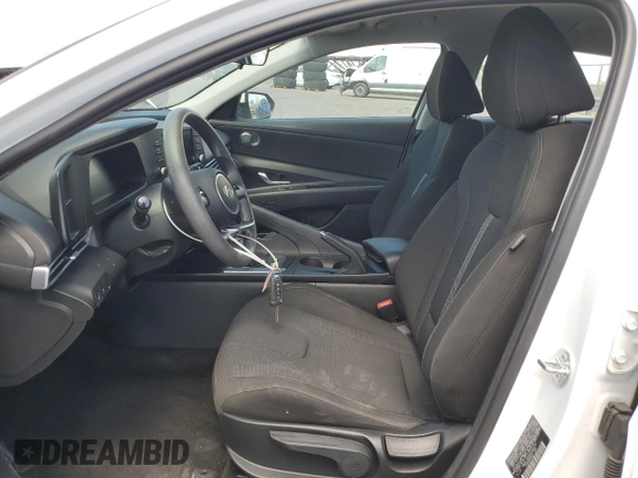 2024 Hyundai Elantra SE with VIN KMHLL4DG0RU640147, listed as a Copart auction lot 60295455 with 34,153 mi miles and Salvage title. Bid and sale history available at DreamBid. Image 7.