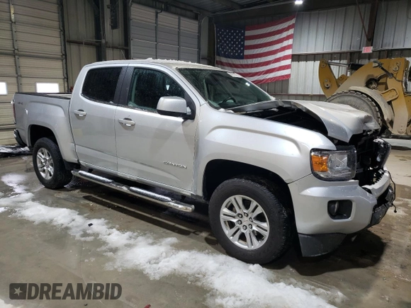 2020 GMC Canyon 4WD SLE with VIN 1GTG6CENXL1217671, listed as a Copart auction lot 44781435 with 24,591 mi miles and Salvage Title. Bid and sale history available at carsss.com. Image 4.
