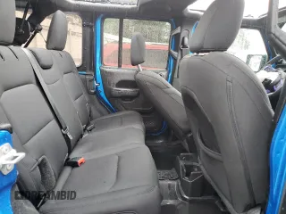 2023 Jeep Wrangler Sport S with VIN 1C4HJXDNXPW543376, listed as a Copart auction lot 86488024 with 35,935 mi miles and Salvage Title. Bid and sale history available at DreamBid. Image 11.