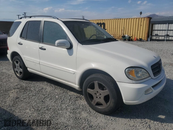 2002 Mercedes-Benz M-Class with VIN 4JGAB54E52A354218, listed as a Copart auction lot 73597344 with 161,247 mi miles and Clean Title. Bid and sale history available at carsss.com. Image 4.
