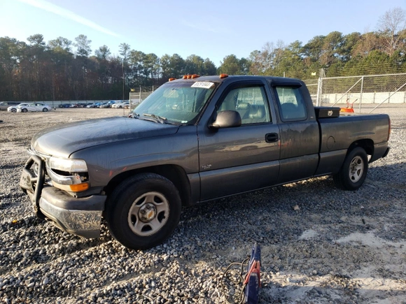 1999 Chevrolet Silverado 1500 LS with VIN 2GCEC19WXX1241346, listed as a Copart auction lot 85291044 with 0 mi miles and Salvage Title. Bid and sale history available at carsss.com. Image 1.