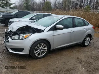 2017 Ford Focus SE with VIN 1FADP3F28HL280354, listed as a Copart auction lot 81045004 with 58,852 mi miles and Salvage Title. Bid and sale history available at carsss.com. Image 1.
