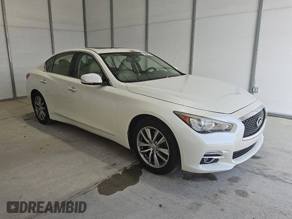 2017 Infiniti Q50 Premium with VIN JN1EV7AP7HM738106, listed as a Copart auction lot 62123205 with 150,516 mi miles and Clean title. Bid and sale history available at DreamBid. Image 4.