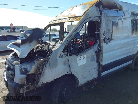 2020 Ford Transit Cargo with VIN 1FTBR3X82LKA42643, listed as a IAAI auction lot 41398109 with Not Provided miles. Bid and sale history available at carsss.com. Image 12.