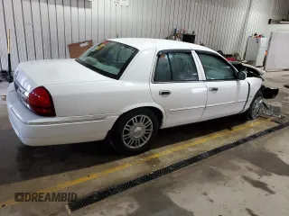 2009 Mercury Grand Marquis LS with VIN 2MEHM75VX9X618590, listed as a Copart auction lot 53475205 with 110,097 mi miles and Salvage Title. Bid and sale history available at carsss.com. Image 3.