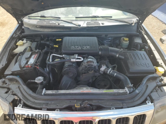 2000 Jeep Grand Cherokee Laredo z VIN 1J4GW48N0YC210235, wystawiony jako Copart lot #60558905 z przebiegiem 131 108 mil mil oraz Szkoda całkowita • Salvage title. Historia ofert i sprzedaży dostępna na DreamBid. Obrazek 12.
