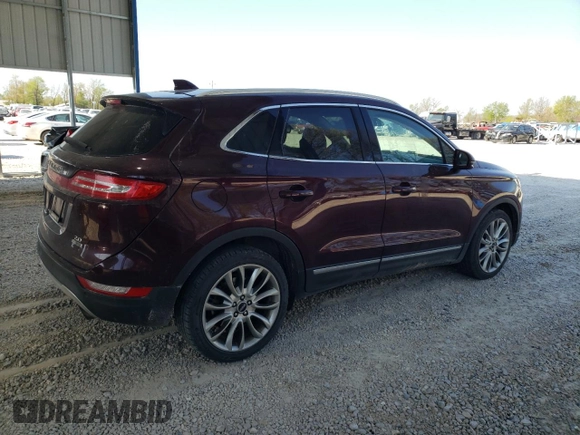 2016 Lincoln MKC Reserve with VIN 5LMCJ3C98GUJ31677, listed as a Copart auction lot 53249635 with 129,125 mi miles and Salvage Title. Bid and sale history available at DreamBid. Image 3.