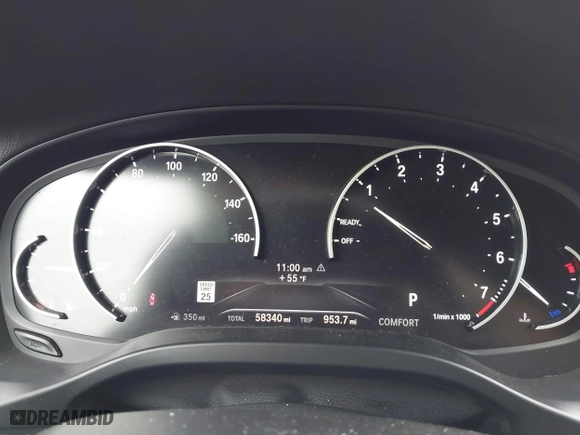 2020 BMW X3 sDrive30i with VIN 5UXTY3C07L9C28792, listed as a IAAI auction lot 41721503 with 58,340 mi miles. Bid and sale history available at carsss.com. Image 7.