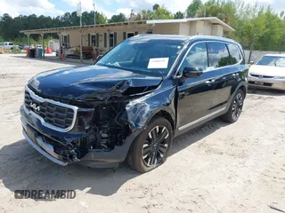 2023 Kia Telluride SX Prestige X-Pro with VIN 5XYP5DGC3PG337368, listed as a IAAI auction lot 42006597 with 34,777 mi miles and . Bid and sale history available at DreamBid. Image 2.