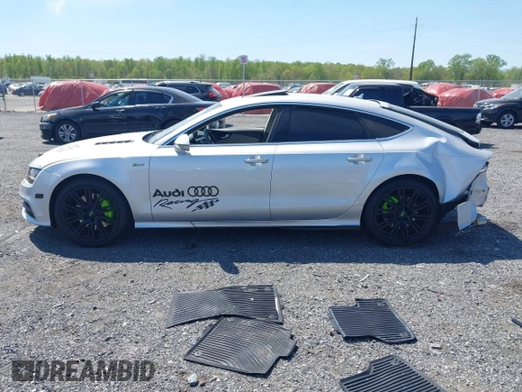 2014 Audi A7 Prestige with VIN WAU2GAFC3EN033481, listed as a IAAI auction lot 42094489 with 93,147 mi miles and . Bid and sale history available at DreamBid. Image 14.