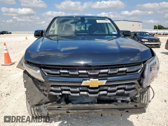 2022 Chevrolet Colorado 2WD LT with VIN 1GCGSCEA9N1249104, listed as a Copart auction lot 59103705 with 16,122 mi miles and Salvage title. Bid and sale history available at DreamBid. Image 5.