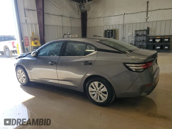 2025 Nissan Sentra S with VIN 3N1AB8BV3SY286704, listed as a Copart auction lot 52766135 with 4,168 mi miles and Salvage Title. Bid and sale history available at DreamBid. Image 2.