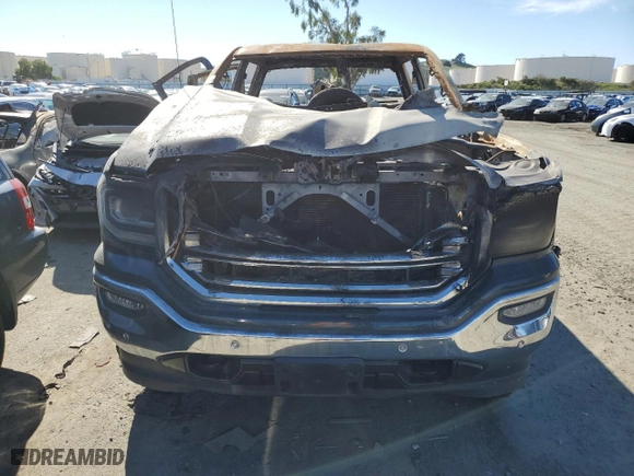 2017 GMC Sierra 1500 SLT with VIN 3GTU2NEJ3HG205118, listed as a Copart auction lot 49086284 with 0 mi miles and Non Repairable. Bid and sale history available at carsss.com. Image 5.