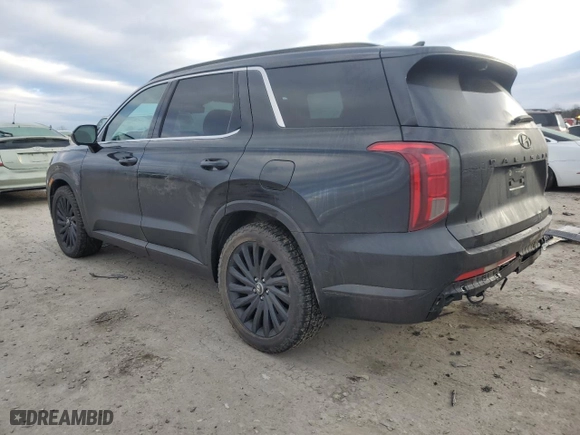 2024 Hyundai Palisade Calligraphy Night Edition with VIN KM8R7DGE1RU736085, listed as a Copart auction lot 88964735 with 24,389 mi miles and Salvage Title. Bid and sale history available at carsss.com. Image 2.
