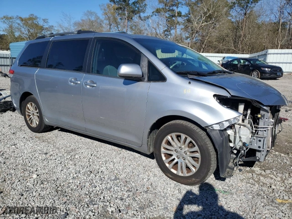2012 Toyota Sienna XLE AAS with VIN 5TDYK3DC9CS240801, listed as a Copart auction lot 50375865 with 125,615 mi miles and Salvage Title. Bid and sale history available at carsss.com. Image 4.