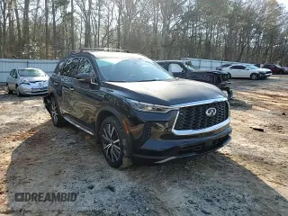2024 Infiniti QX60 Autograph with VIN 5N1DL1HU6RC344915, listed as a Copart auction lot 48544125 with 7,927 mi miles and Salvage title. Bid and sale history available at DreamBid. Image 12.