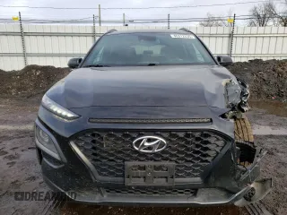 2021 Hyundai Kona Night Edition with VIN KM8K6CA52MU698334, listed as a Copart auction lot 46312635 with 56,870 mi miles and Salvage Title. Bid and sale history available at DreamBid. Image 5.
