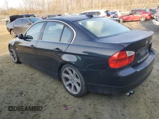 2006 BMW 3 Series 330i with VIN WBAVB33546AZ85539, listed as a Copart auction lot 43330385 with 201,132 mi miles and Salvage Title. Bid and sale history available at DreamBid. Image 2.