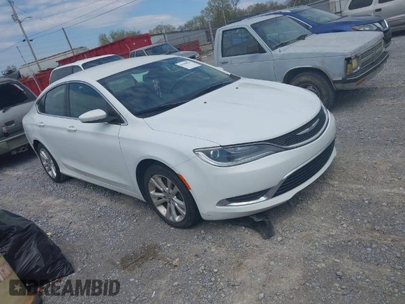 2016 Chrysler 200 Limited with VIN 1C3CCCAB3GN106062, listed as a IAAI auction lot 41900923 with 171,914 mi miles. Bid and sale history available at carsss.com. Image 1.