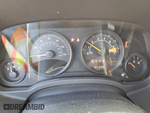 2014 Jeep Patriot Latitude with VIN 1C4NJRFB1ED651525, listed as a Copart auction lot 52526975 with 135,088 mi miles and Salvage Title. Bid and sale history available at carsss.com. Image 9.