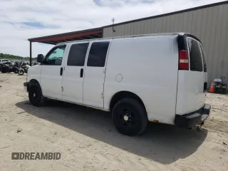 2005 Chevrolet Express Cargo with VIN 1GCFG15T051142218, listed as a Copart auction lot 57409005 with 185,725 mi miles and Salvage title. Bid and sale history available at DreamBid. Image 2.