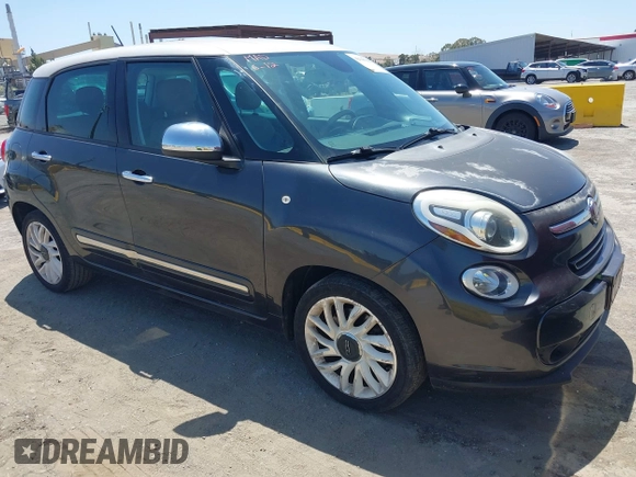 2014 FIAT 500L Lounge with VIN ZFBCFACH9EZ005710, listed as a IAAI auction lot 42508508 with 96,652 mi miles and . Bid and sale history available at DreamBid. Image 1.