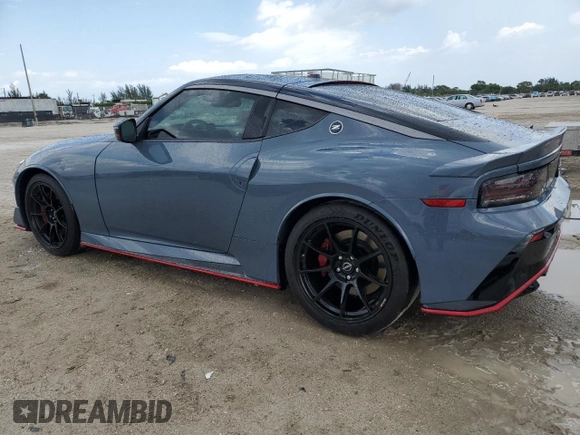 2024 Nissan Z Nismo with VIN JN1BZ4CH0RM360854, listed as a Copart auction lot 55534695 with 24,588 mi miles and Salvage Title. Bid and sale history available at DreamBid. Image 2.