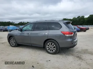 2015 Nissan Pathfinder SV with VIN 5N1AR2MN7FC689601, listed as a Copart auction lot 52215845 with 117,809 mi miles and Salvage Title. Bid and sale history available at carsss.com. Image 2.