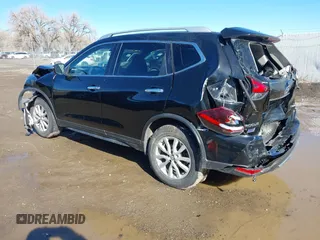 2019 Nissan Rogue SV with VIN KNMAT2MV4KP507393, listed as a IAAI auction lot 41702759 with 108,821 mi miles. Bid and sale history available at carsss.com. Image 3.