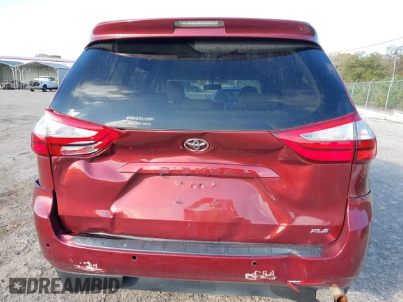 2016 Toyota Sienna XLE with VIN 5TDYK3DC8GS701072, listed as a IAAI auction lot 41154795 with 52,600 mi miles and . Bid and sale history available at DreamBid. Image 6.