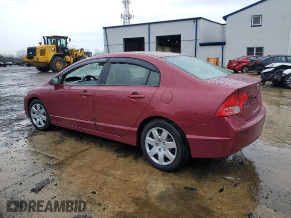 2006 Honda Civic LX with VIN 1HGFA16576L071351, listed as a Copart auction lot 51846535 with 137,792 mi miles and Salvage Title. Bid and sale history available at DreamBid. Image 2.