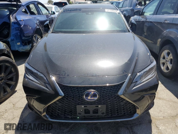 2022 Lexus ES 300h F Sport with VIN 58AGA1C11NU020221, listed as a Copart auction lot 59168514 with 69,184 mi miles and Clean title. Bid and sale history available at DreamBid. Image 5.