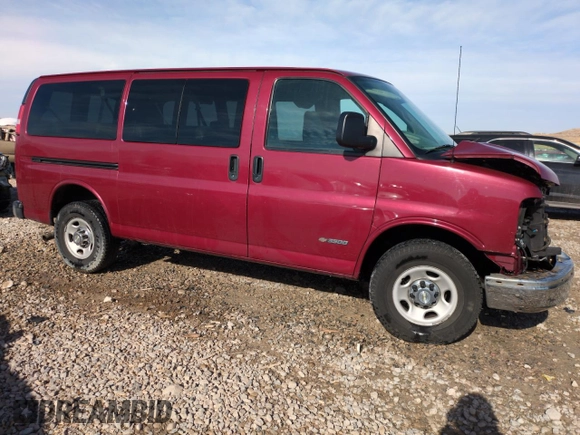 2006 Chevrolet Express Passenger с VIN 1GAHG35U361272100, выставлен на аукционе Copart как лот 80894584 с пробегом 195 675 миль миль и Списание • Salvage title. История ставок и продаж доступна на DreamBid. Изображение 4.