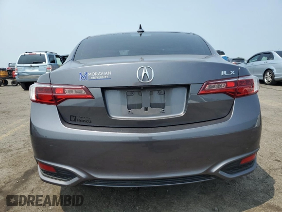 2017 Acura ILX Premium with VIN 19UDE2F71HA001555, listed as a Copart auction lot 60661555 with 109,866 mi miles and Salvage title. Bid and sale history available at DreamBid. Image 6.