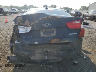 2015 Kia Optima EX z VIN 5XXGN4A7XFG383584, wystawiony jako Copart lot #63338845 z przebiegiem 156 705 mil mil oraz Szkoda całkowita • Salvage title. Historia ofert i sprzedaży dostępna na DreamBid. Obrazek 6.