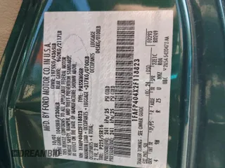 2002 Ford Mustang Standard z VIN 1FAFP404X2F118823, wystawiony jako Copart lot #54343305 z przebiegiem 159 482 mil mil oraz Szkoda całkowita • Salvage title. Historia ofert i sprzedaży dostępna na DreamBid. Obrazek 13.