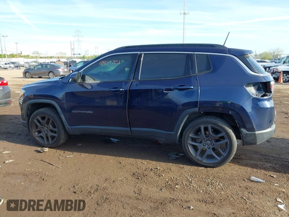 2018 Jeep Compass Altitude with VIN 3C4NJDBB5JT442950, listed as a IAAI auction lot 41989701 with 103,221 mi miles and . Bid and sale history available at carsss.com. Image 15.
