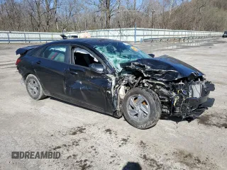 2024 Hyundai Elantra SE with VIN KMHLL4DG1RU683976, listed as a Copart auction lot 51864595 with Not Provided miles and Salvage Title. Bid and sale history available at DreamBid. Image 4.