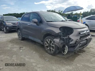 2016 FIAT 500X Trekking with VIN ZFBCFXCTXGP378129, listed as a Copart auction lot 59655095 with 159,386 mi miles and Salvage title. Bid and sale history available at DreamBid. Image 4.