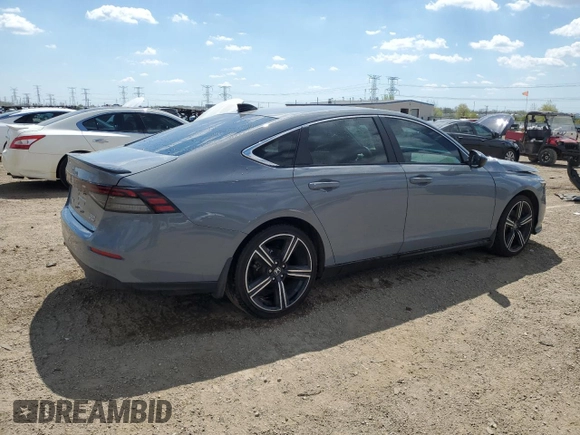 2023 Honda Accord Sport with VIN 1HGCY2F58PA054169, listed as a Copart auction lot 55756215 with 24,150 mi miles and Salvage title. Bid and sale history available at DreamBid. Image 3.