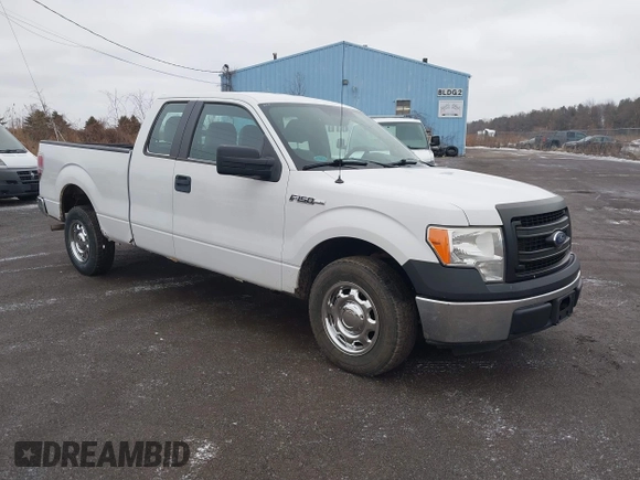 2014 Ford F-150 XL with VIN 1FTEX1CM8EFA95014, listed as a IAAI auction lot 41743068 with 202,753 mi miles and . Bid and sale history available at DreamBid. Image 1.