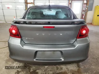 2012 Dodge Avenger SE with VIN 1C3CDZAG4CN254727, listed as a Copart auction lot 45271155 with 206,291 mi miles and Salvage Title. Bid and sale history available at DreamBid. Image 6.