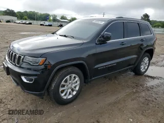 2021 Jeep Grand Cherokee Laredo E with VIN 1C4RJEAG5MC595994, listed as a Copart auction lot 56885235 with Not provided miles and Salvage title. Bid and sale history available at DreamBid. Image 1.