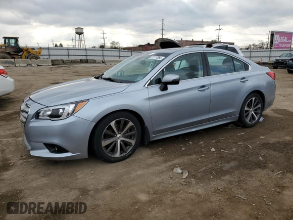 2017 Subaru Legacy Limited with VIN 4S3BNEN68H3040227, listed as a Copart auction lot 81177864 with 48,341 mi miles and Salvage Title. Bid and sale history available at carsss.com. Image 1.