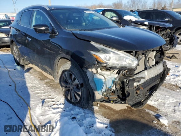 2015 Nissan Murano SV with VIN 5N1AZ2MH4FN270782, listed as a Copart auction lot 88063505 with 138,797 mi miles and Salvage title. Bid and sale history available at DreamBid. Image 4.