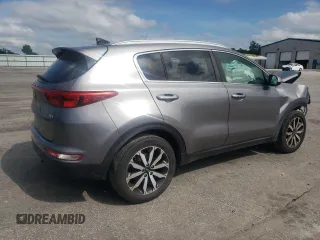 2017 Kia Sportage EX with VIN KNDPNCAC5H7185272, listed as a Copart auction lot 57996925 with 136,836 mi miles and Salvage title. Bid and sale history available at DreamBid. Image 3.