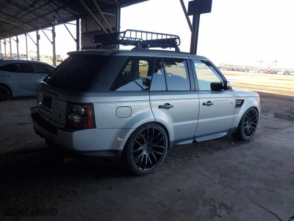 2010 Land Rover Range Rover Sport HSE with VIN SALSF2D49AA215834, listed as a Copart auction lot 48585095 with 0 mi miles and Clean Title. Bid and sale history available at carsss.com. Image 3.