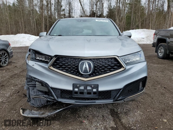 2019 Acura MDX w/Technology/A-Spec Pkg with VIN 5J8YD4H08KL802303, listed as a Copart auction lot 48874315 with 130,593 mi miles and Salvage Title. Bid and sale history available at carsss.com. Image 5.