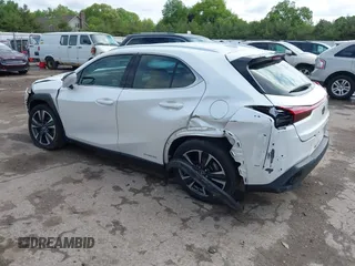 2021 Lexus UX 250h with VIN JTHX9JBH5M2051466, listed as a IAAI auction lot 42318286 with 40,109 mi miles and . Bid and sale history available at DreamBid. Image 3.